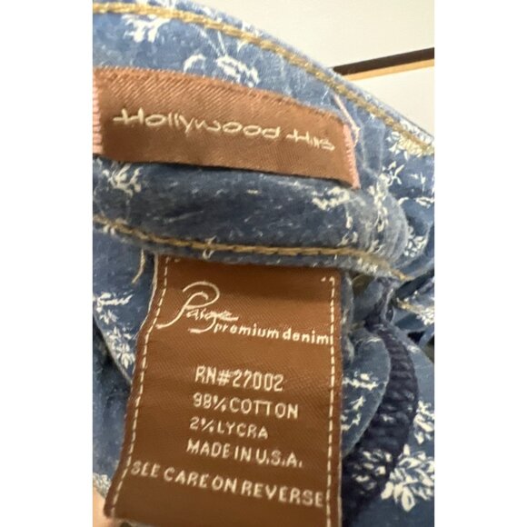 Paige Premium Denim Hollywood Hills Low Rise Bootcut Denim Jeans Sz 31 - Picture 8 of 8